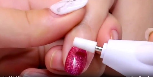 Removes unwanted patches and snubs on nails
